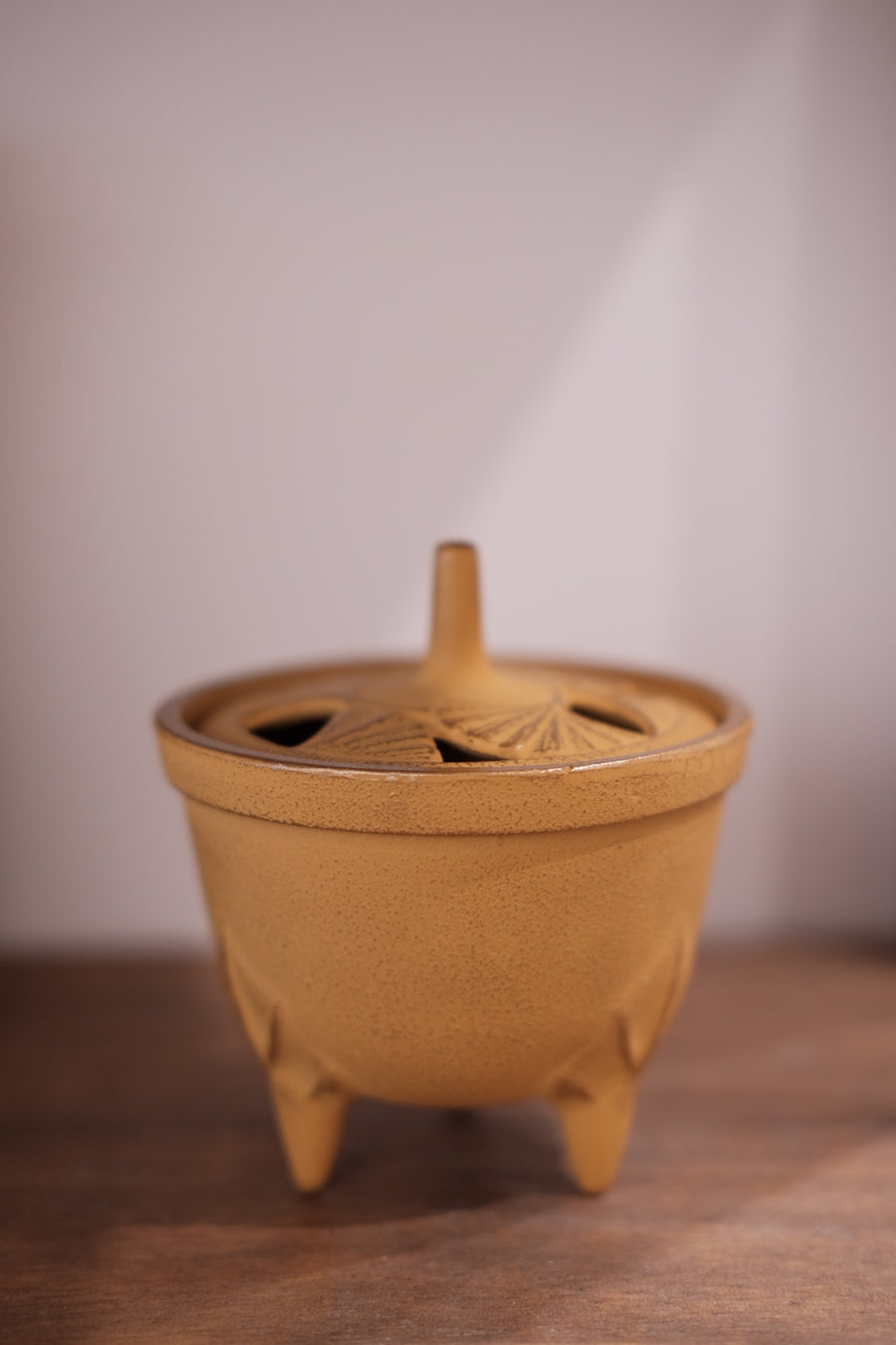 IWACHU Iron "Ichou" Ginkgo Leaves Incense Burner