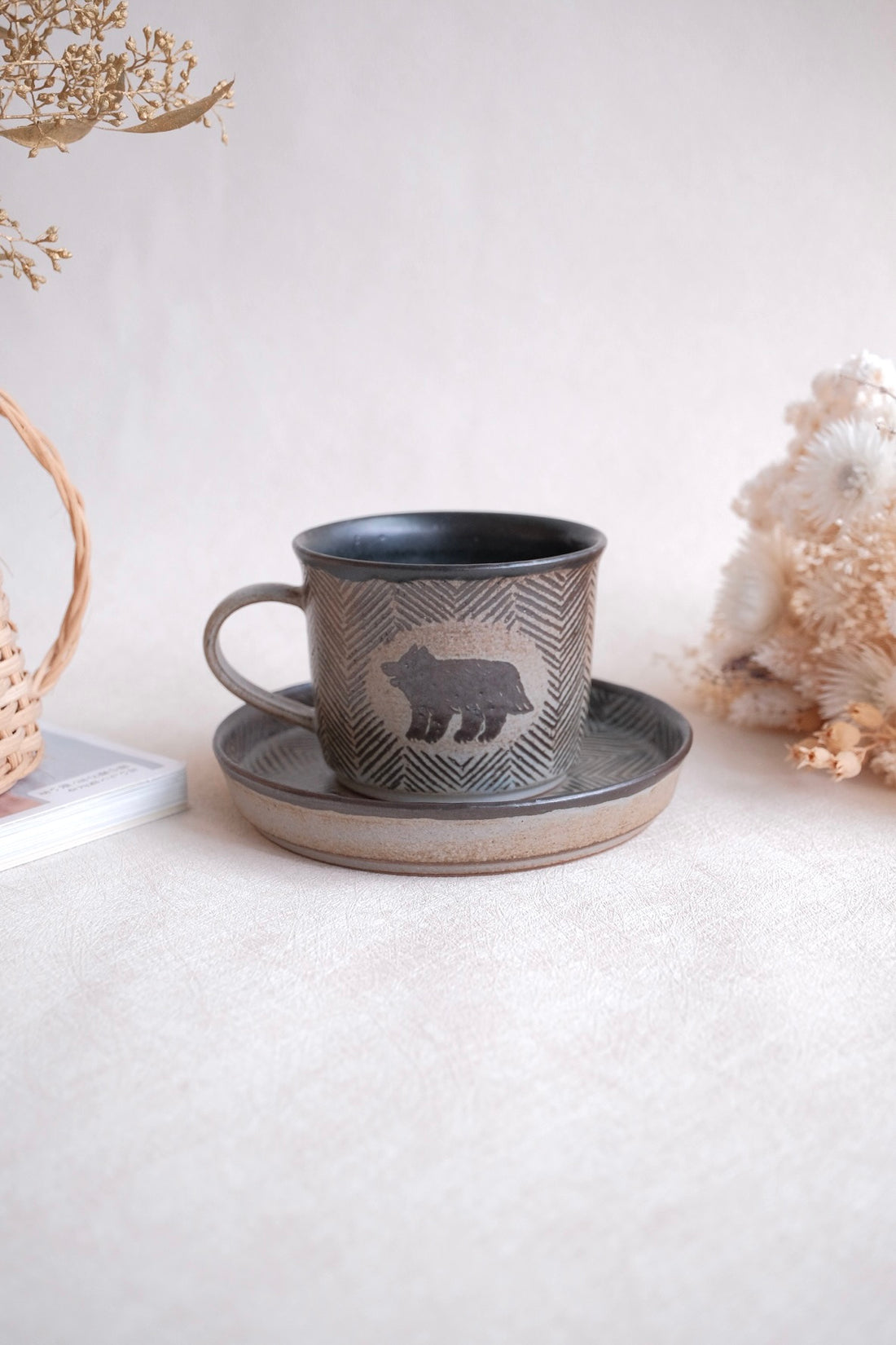 Ayane Hamada 濱田綾音 Animal Mug and Saucer Set AY14