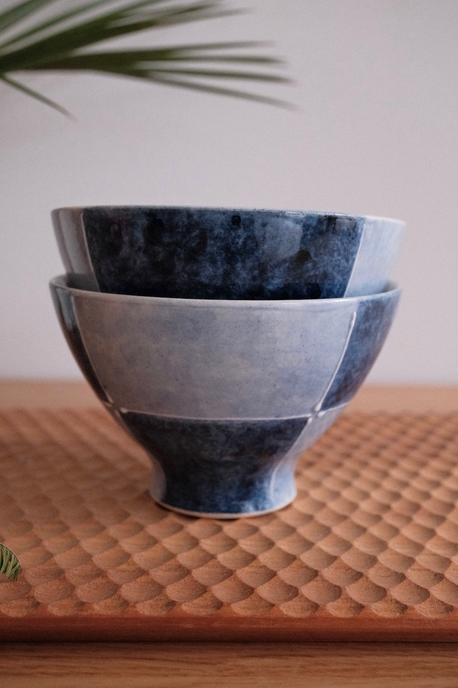 Hasami Ware Checked Rice Bowl