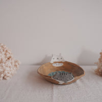 Fumiko Tsuchihashi 土橋文子 - Oval Deep Plate FT13 #3