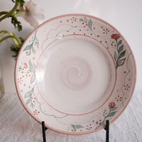 Tsubouchi Mayumi 坪内真弓 Hand Painted Round Plate MT14 - #2