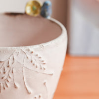 Satomi Motohashi 本橋里美 Bird and Flower Cup and Saucer SM17
