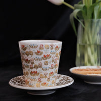 Natsumi Iino 飯野夏實 Free Cup - Golden Floral NI017