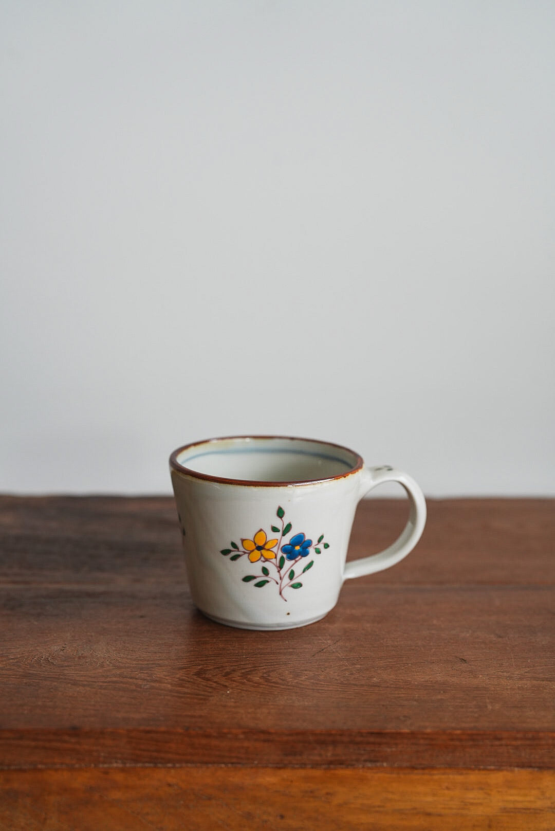 Kazuaki Shimura 志村和晃- Hand-Painted Floral Mug KAS08