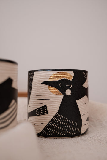 BAIYA Studio Gold Decor Bird Cup