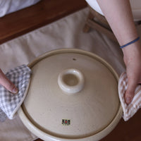 Donabe Banko Ware Heat-Resistant Clay Pot - Size 8