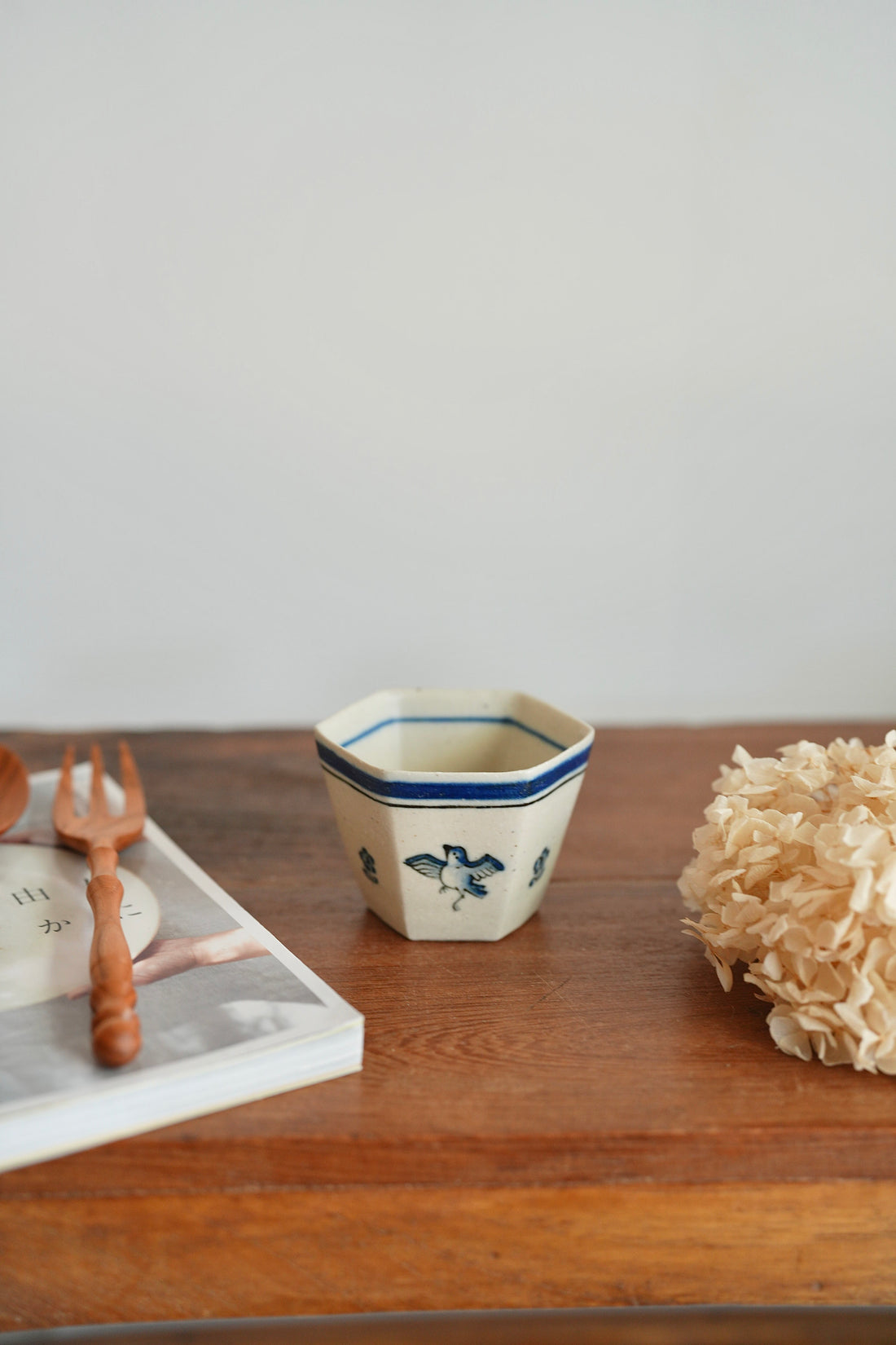 Shinko Nakanishi 中西申幸 Bird Hexagonal Free Cup SN07