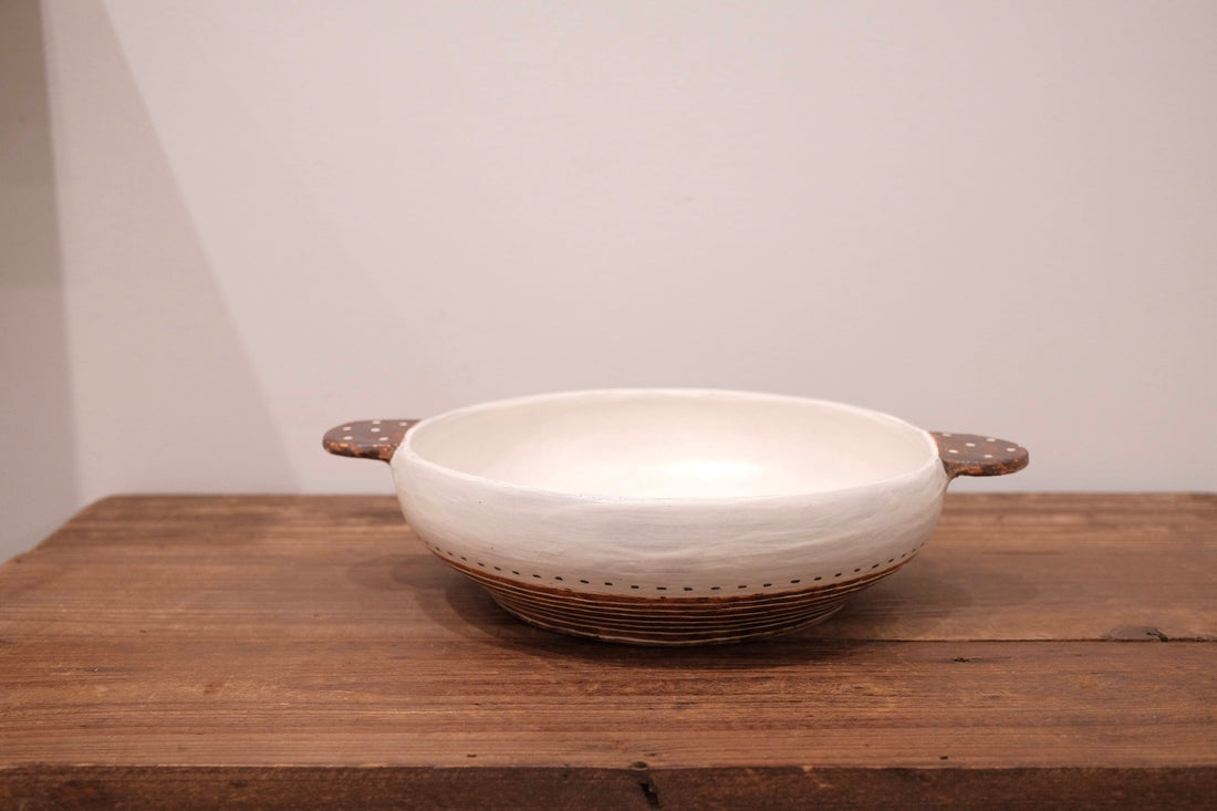 Emishi Kobo 池田匡優&美弥子 - Double Handled Plate EK18