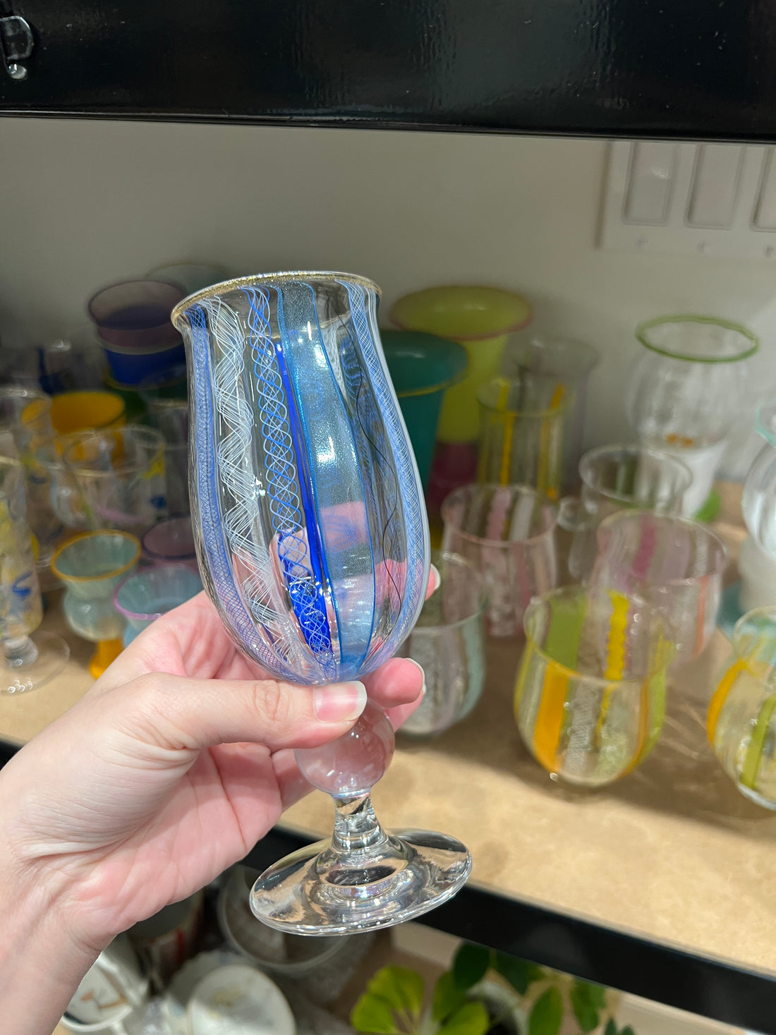 Makiko Kitagata 北形槙子 Lace Liqueur Glass MG09