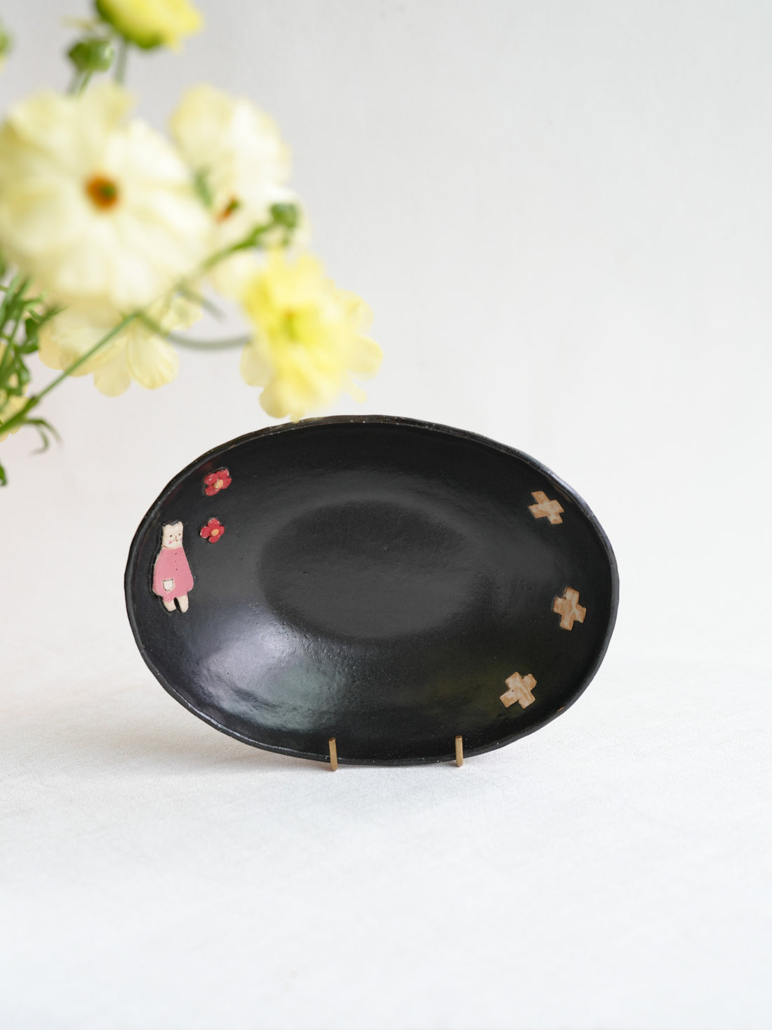 Misuzu Ishigami 石神美鈴 Large Oval Plate with Handle MIS35