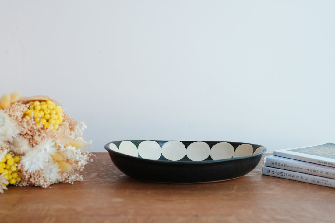 Ken Aoki 青木挙 Large Oval Bowl KE13