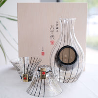 Toyo-sasaki Sake Set-Black Strip