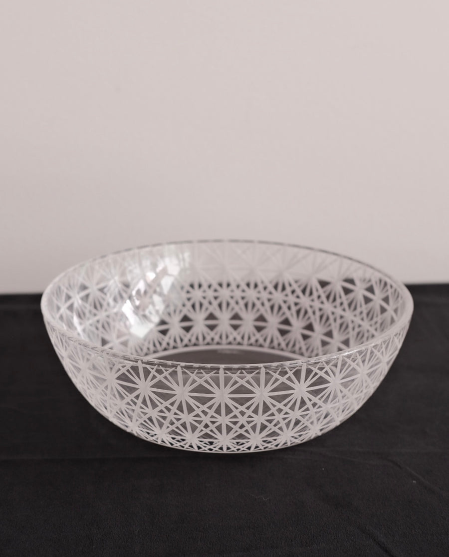 Miki Yamaguchi 山口未来 Kiriko Glass Medium Bowl Vine