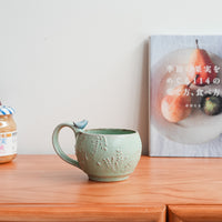 Satomi Motohashi 本橋里美 Bird Mug SM09