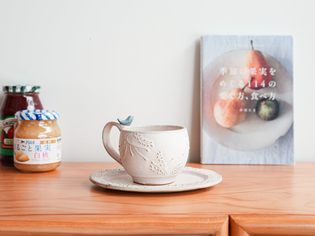 Satomi Motohashi 本橋里美 Bird Mug SM09