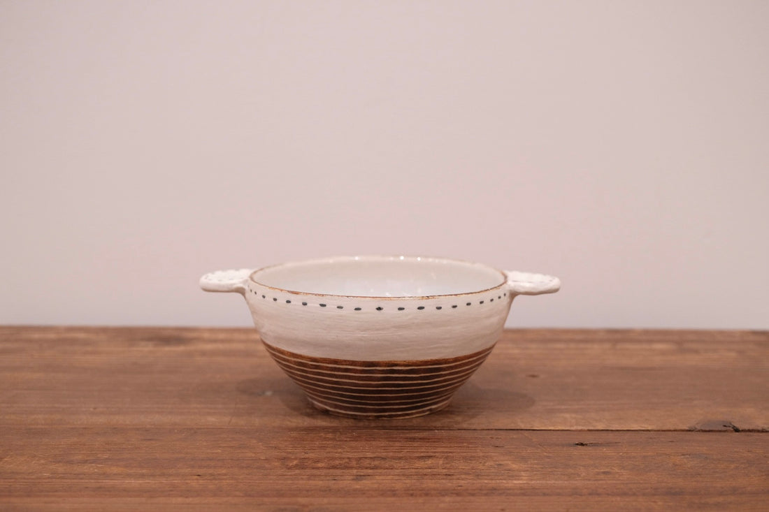 Emishi Kobo 池田匡優&美弥子 - Double Handled Bowl EK10