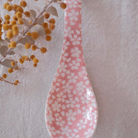 Japan Made Ceramic Spoon and Spoon Rest