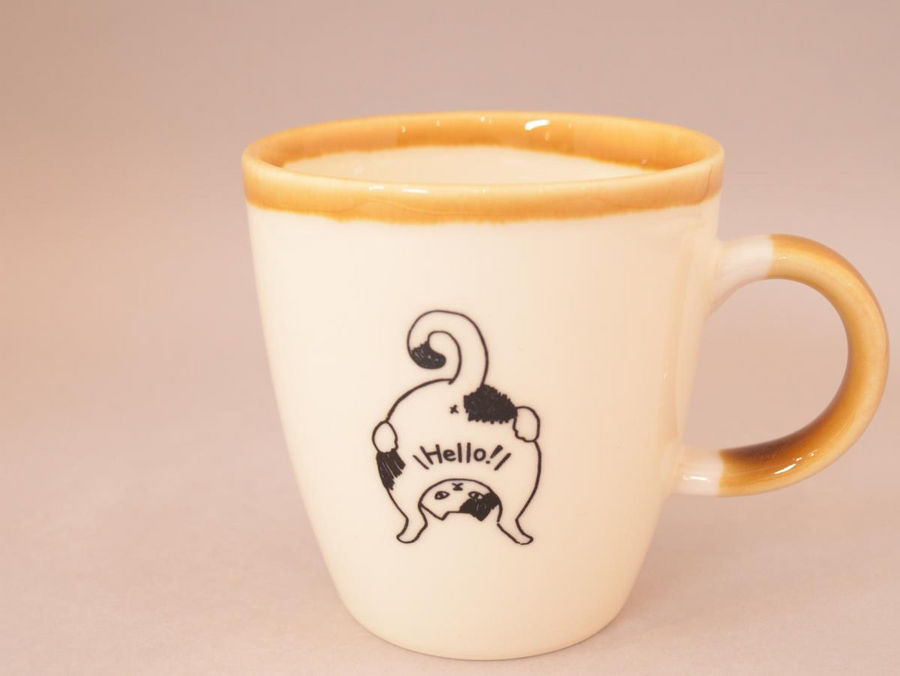 Kakuni Minoware Cat Mug