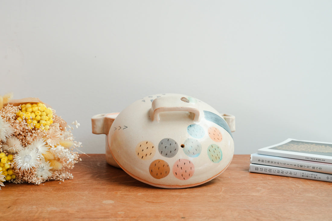 Kumiko Ishikawa 石川久美子 Colorful Clay Pot KI23