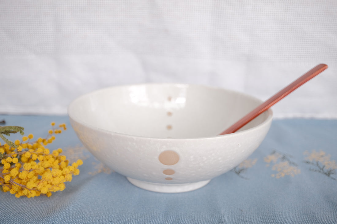 Minoware Ramen Bowl White