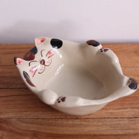 Hasami Arita ware Friendly Cat Small Bowl