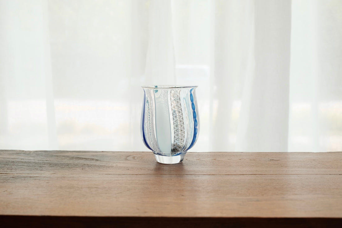 Makiko Kitagata 北形槙子 Lace Round Glass MG08
