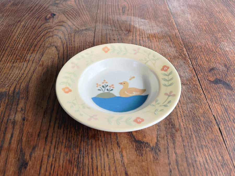 Buncho Pottery 5寸/duck bathing rim bowl