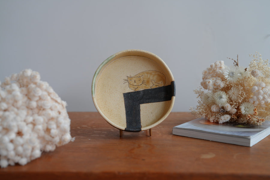 Shoko Hirano 平野照子 Cat Deep Plate SR07 #5