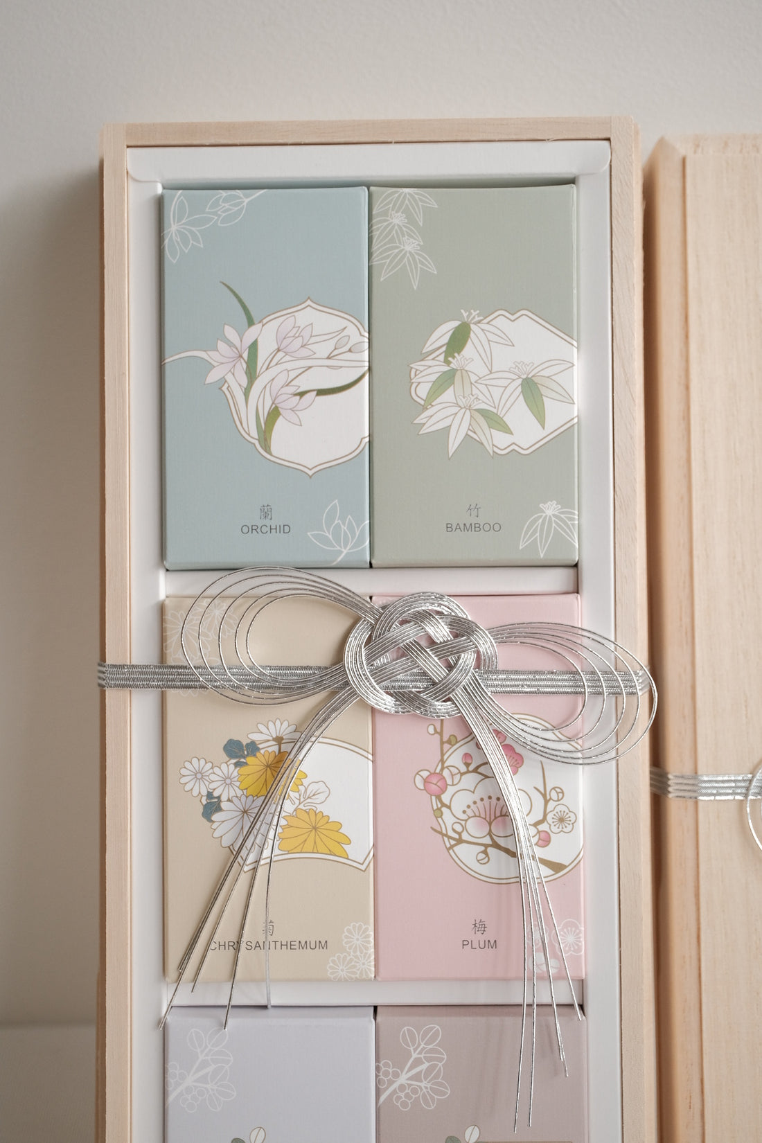 Incense Kousaido Kyoto Incense Set - Shikunshi (Paulownia Box)