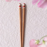 Ayataro Chopsticks - White Bear with Strawberry - aya05