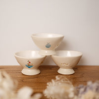 Fukuda Yuko 福田友子 Small Pedestal Bowl FU13