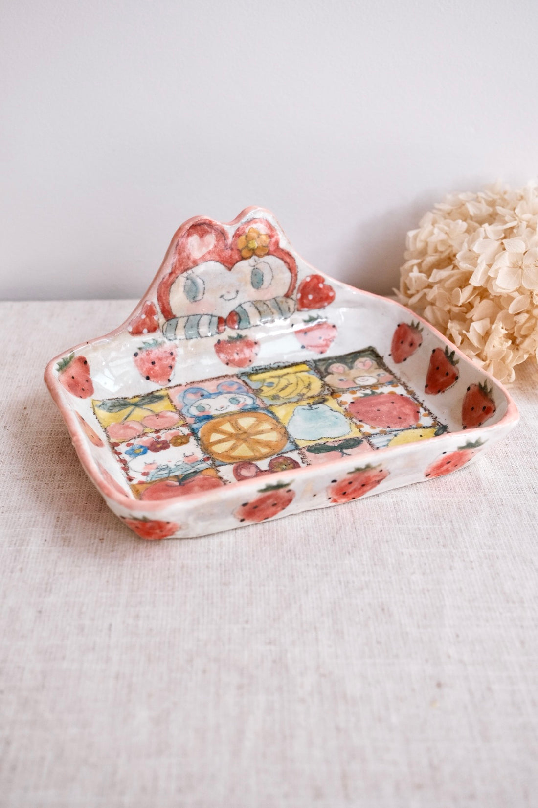 Asako Yamaguchi 山口麻子 Animal Square Deep Plate AI26