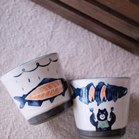 Nakagaki Tomoko Kohiki Hand Painted Teacup  - KP6