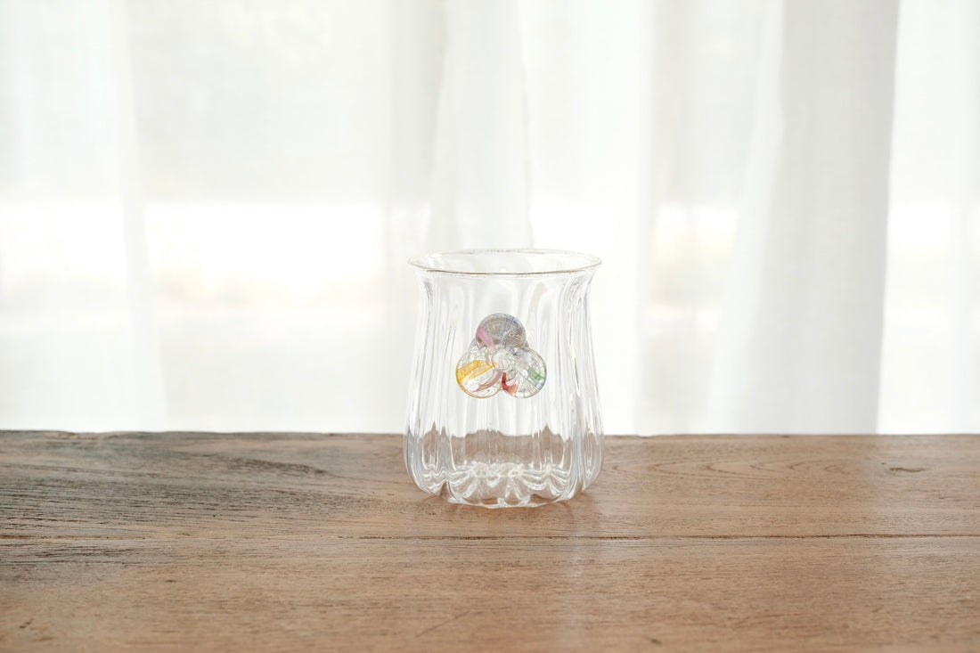 Makiko Kitagata 北形槙子 Lace Flower Handle Glass MG10