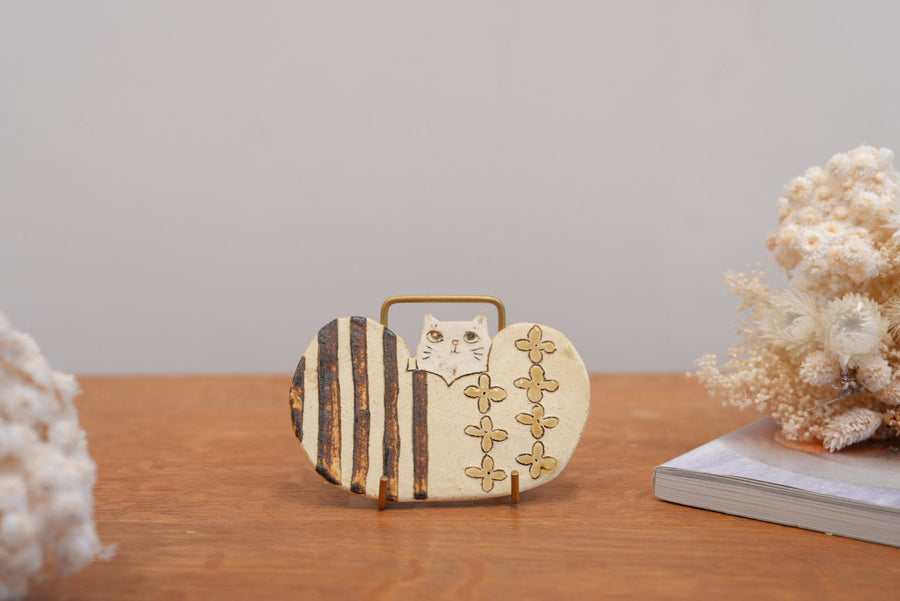 Shoko Hirano 平野照子 Cat Hide and Seek Plate SR11 #4