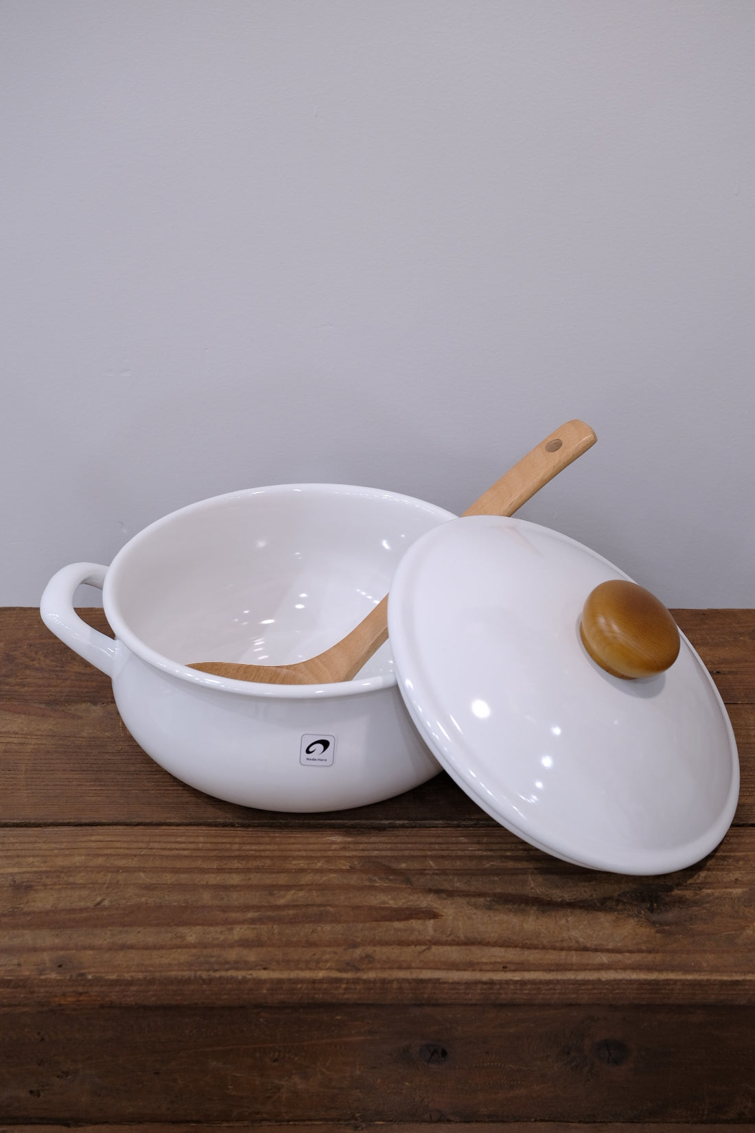 Japan Noda Horo Pochika White Pot