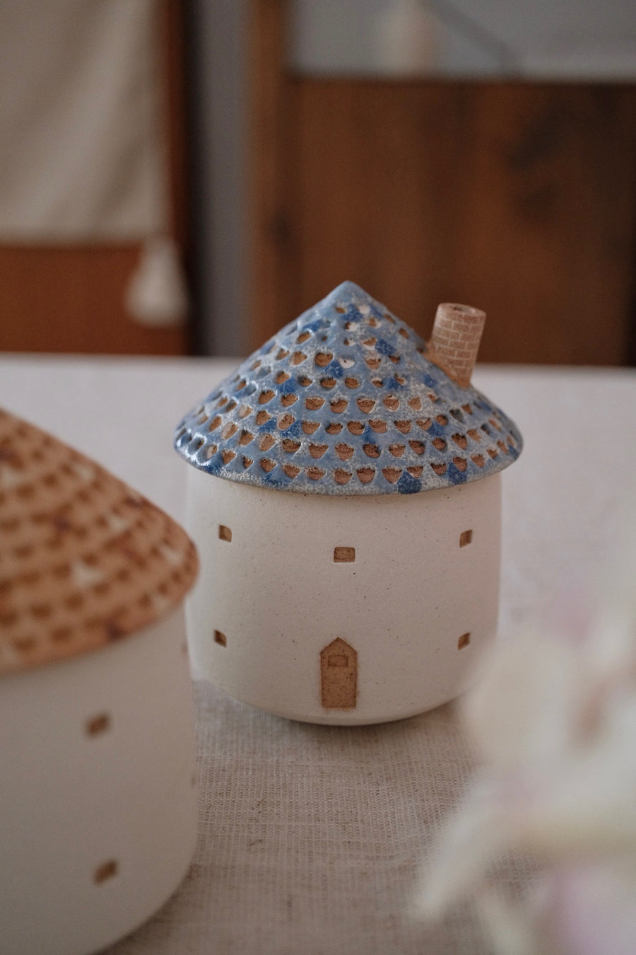 Forest Seed Pottery Ceramic Clay House Tea Cup small