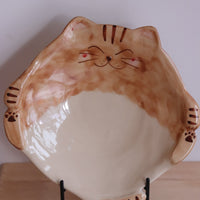 Hasami ware Lucky Cat Large Plate