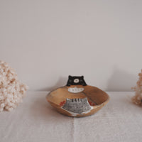 Fumiko Tsuchihashi 土橋文子 - Oval Deep Plate FT13 #5