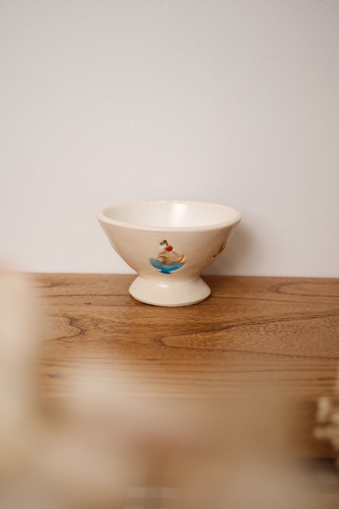 Fukuda Yuko 福田友子 Small Pedestal Bowl FU13