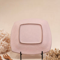 Kei Mitsumochi ミツ持啓 24cm Rectangle Plate - Pink Flower KM23