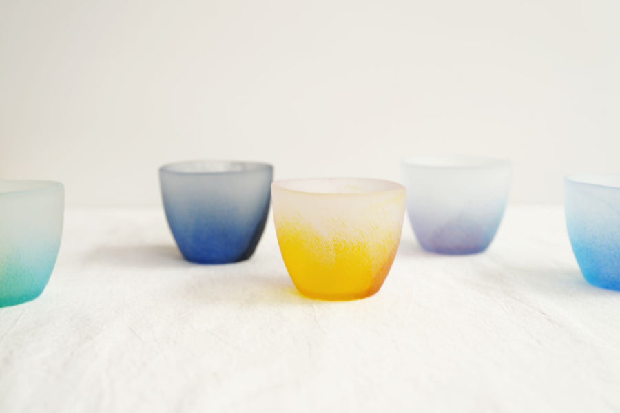 Aika x Iwasawa Glass Handmade Cups