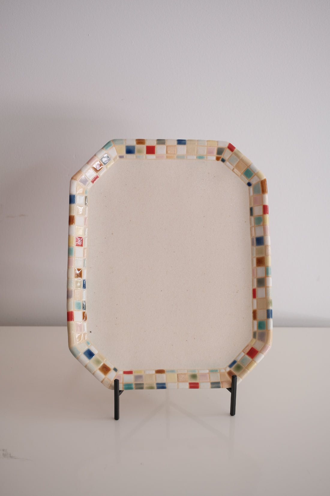 Makiko Furukawa 古川真紀子 Mosaic Octagonal Plate