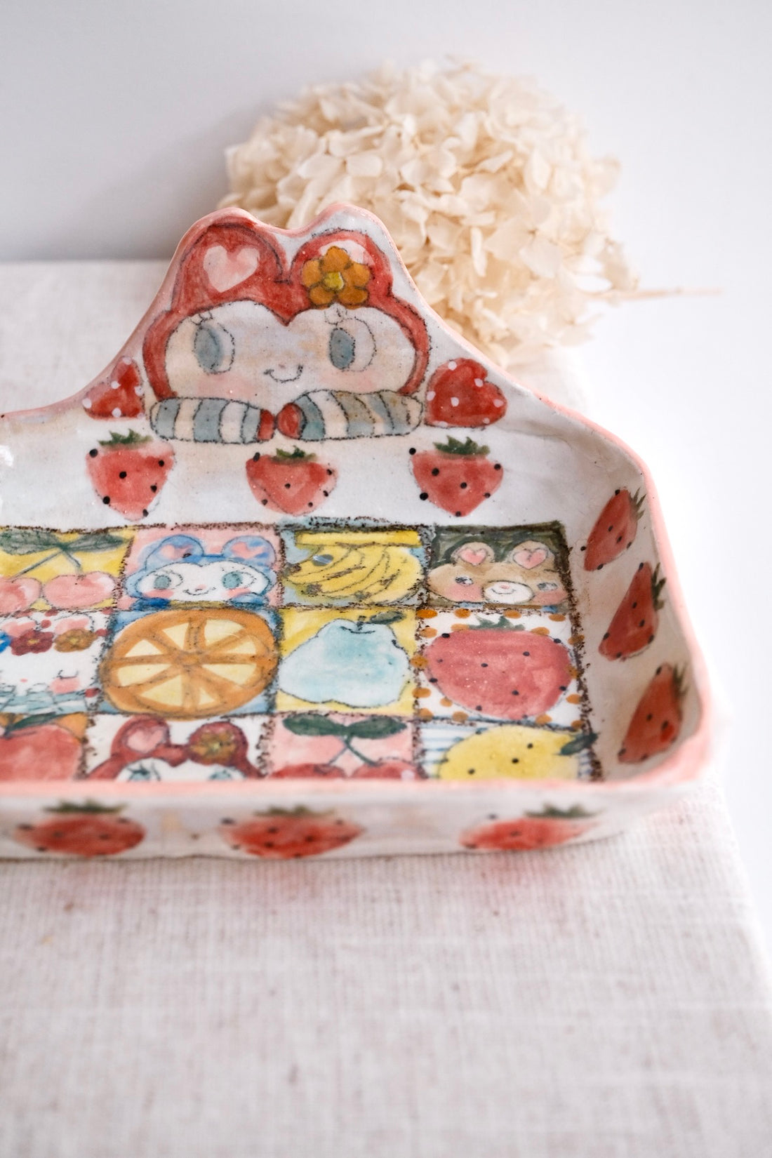 Asako Yamaguchi 山口麻子 Animal Square Deep Plate AI26