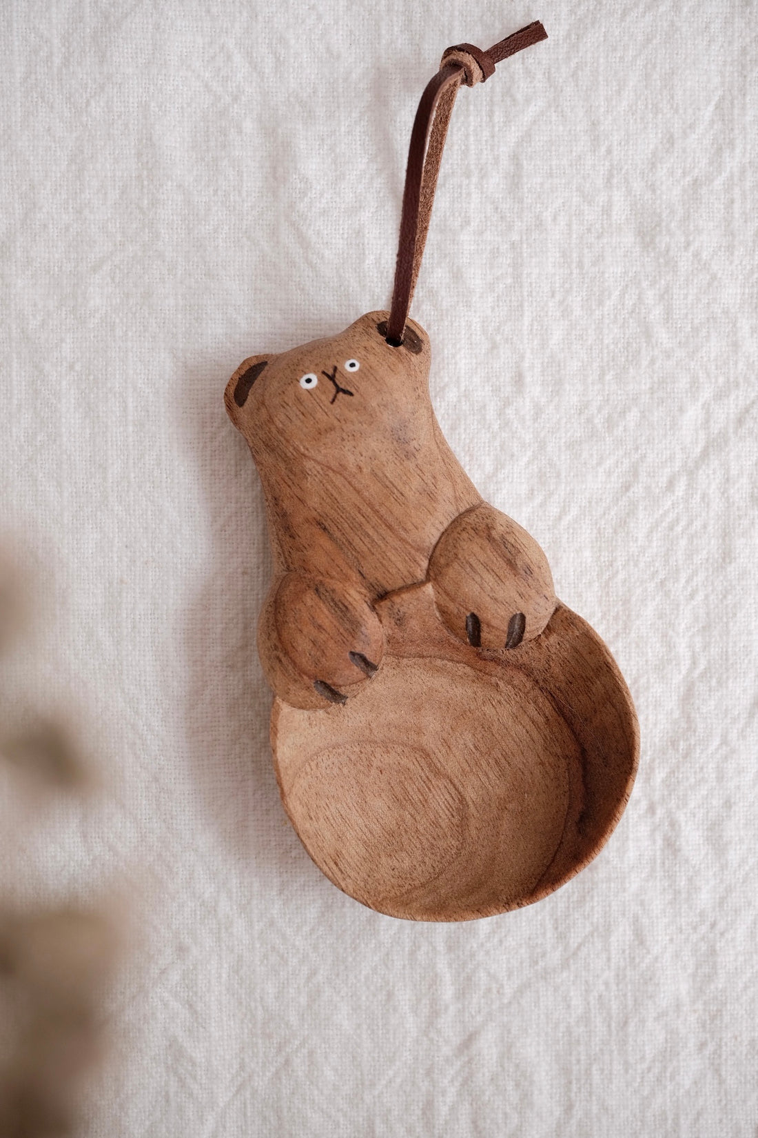 Kumiko Nakamura 星屑制作所 Wood Coffee Spoon - Brown Bear H11