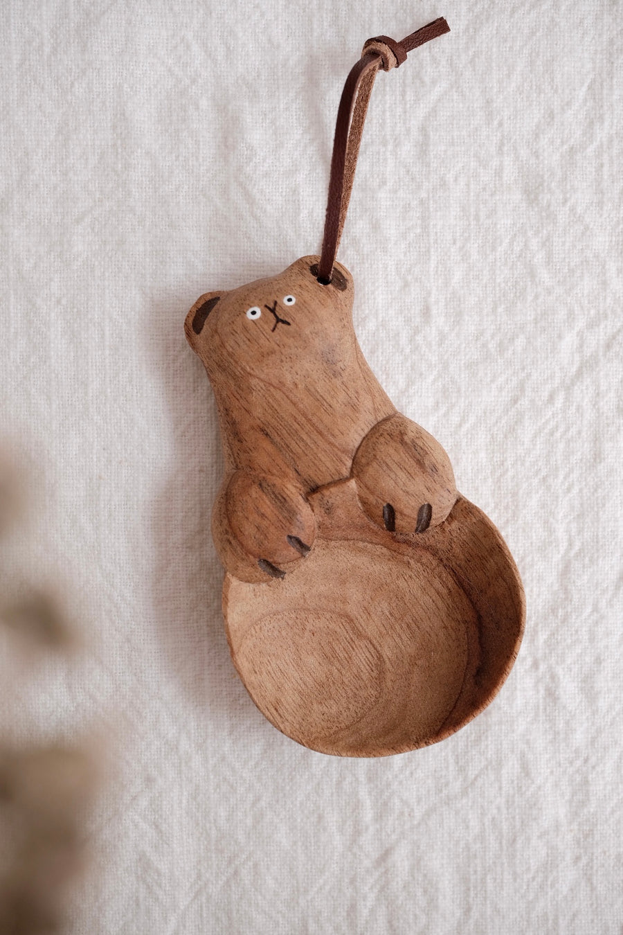 Kumiko Nakamura 星屑制作所 Wood Coffee Spoon - Brown Bear H11