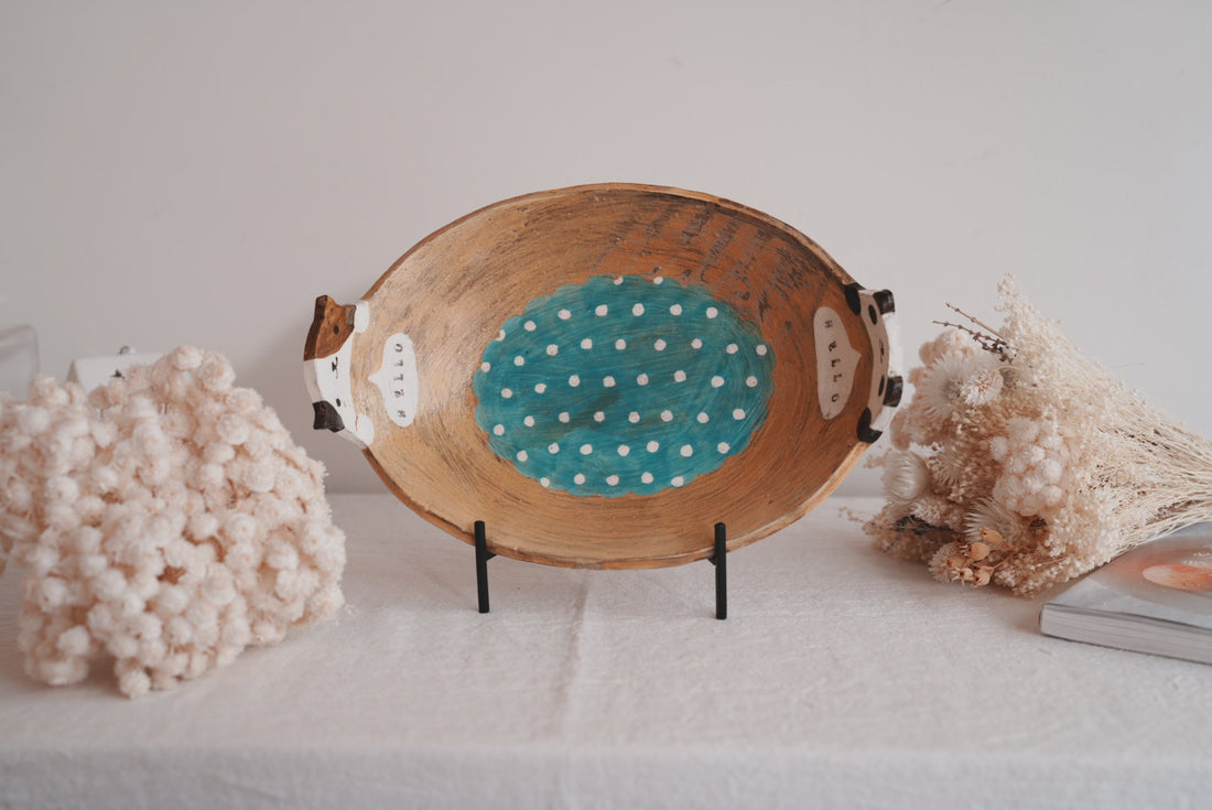 Fumiko Tsuchihashi 土橋文子 - Oval Deep Plate FT13 #1