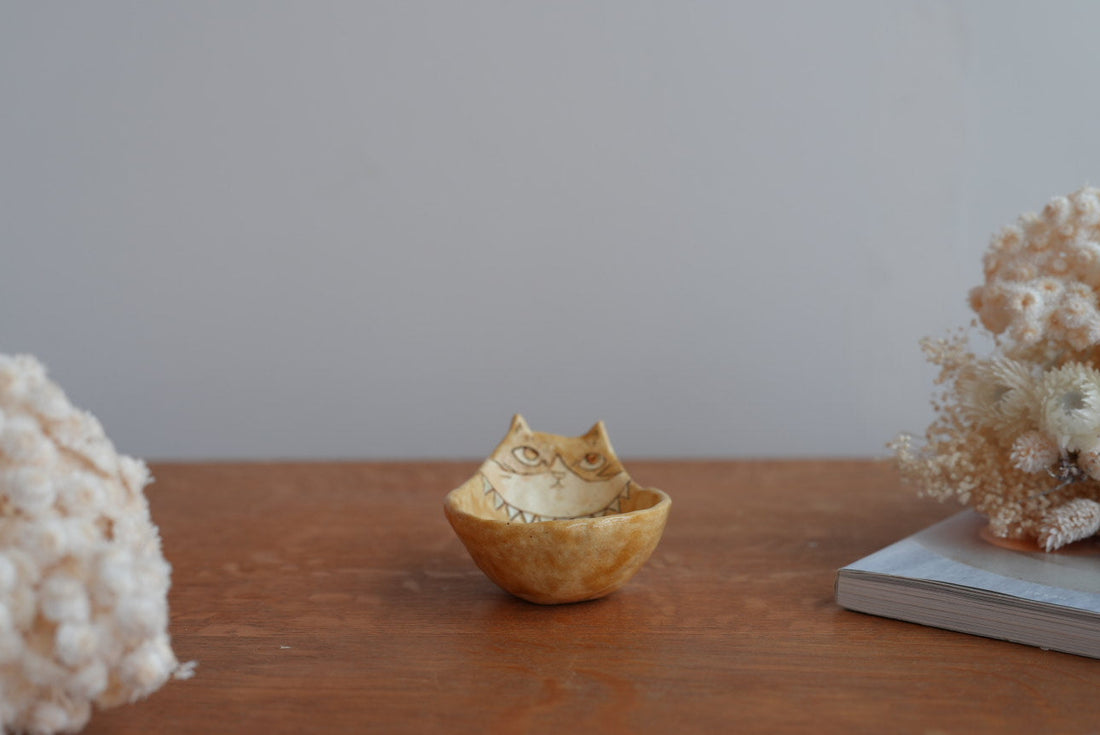 Shoko Hirano 平野照子 Mini Cat Plate SR09 #2