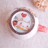 Asako Yamaguchi 山口麻子 Animal Couple Jug AI27b