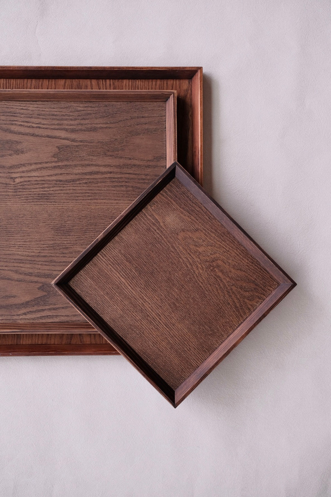 Non-Slip Surface Natural Wood Serving Tray